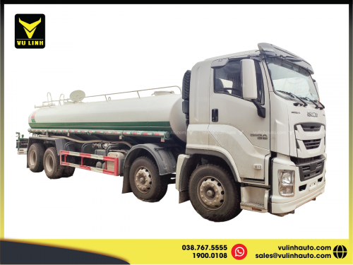 Xe phun nước rửa đường Isuzu Giga 8x4 17 khối